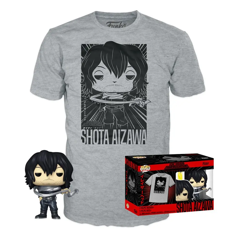 My Hero Academia Funko POP figure &amp; tee box Shota Aizawa product photo