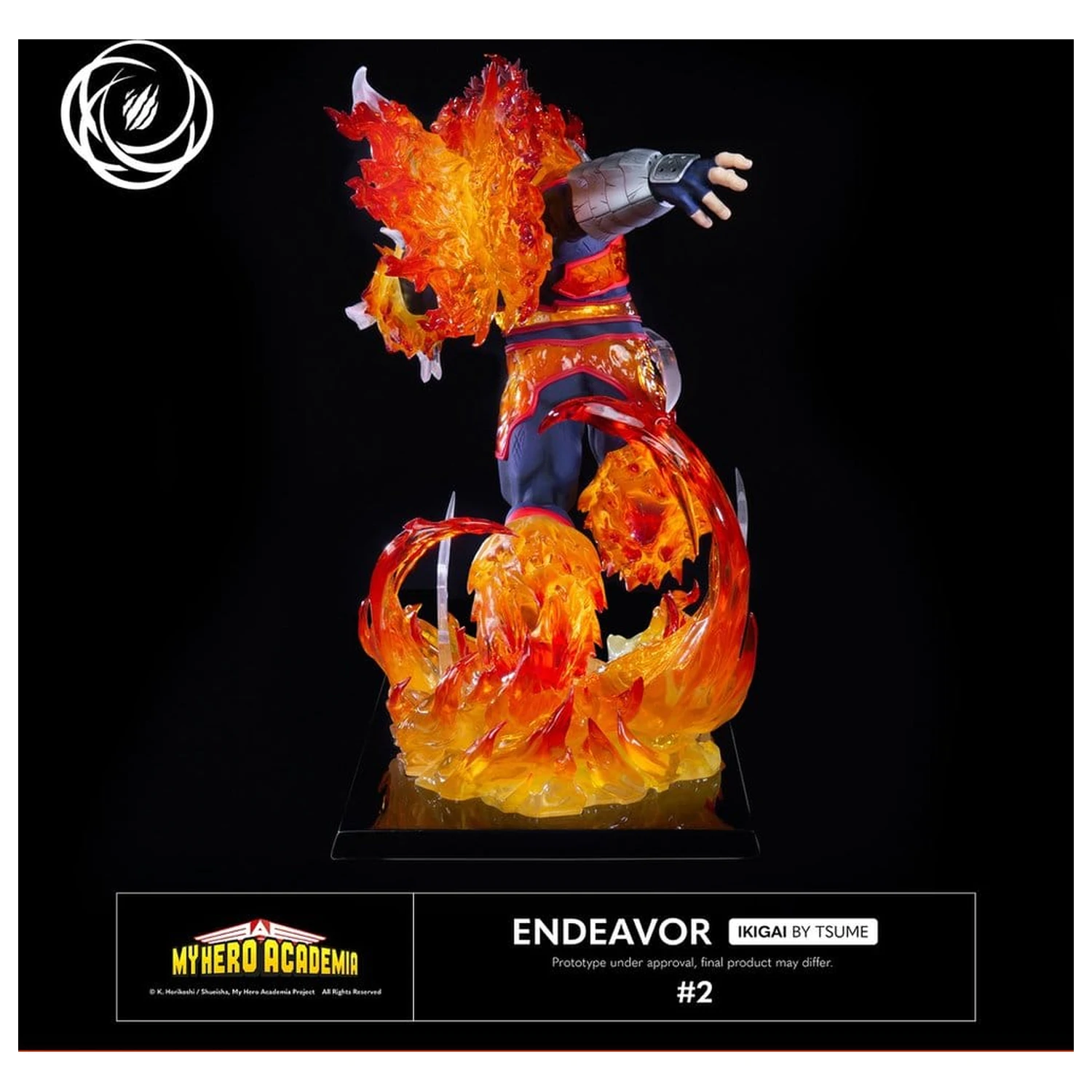 My Hero Academia IKIGAI Figure 1/6 Endeavor product photo