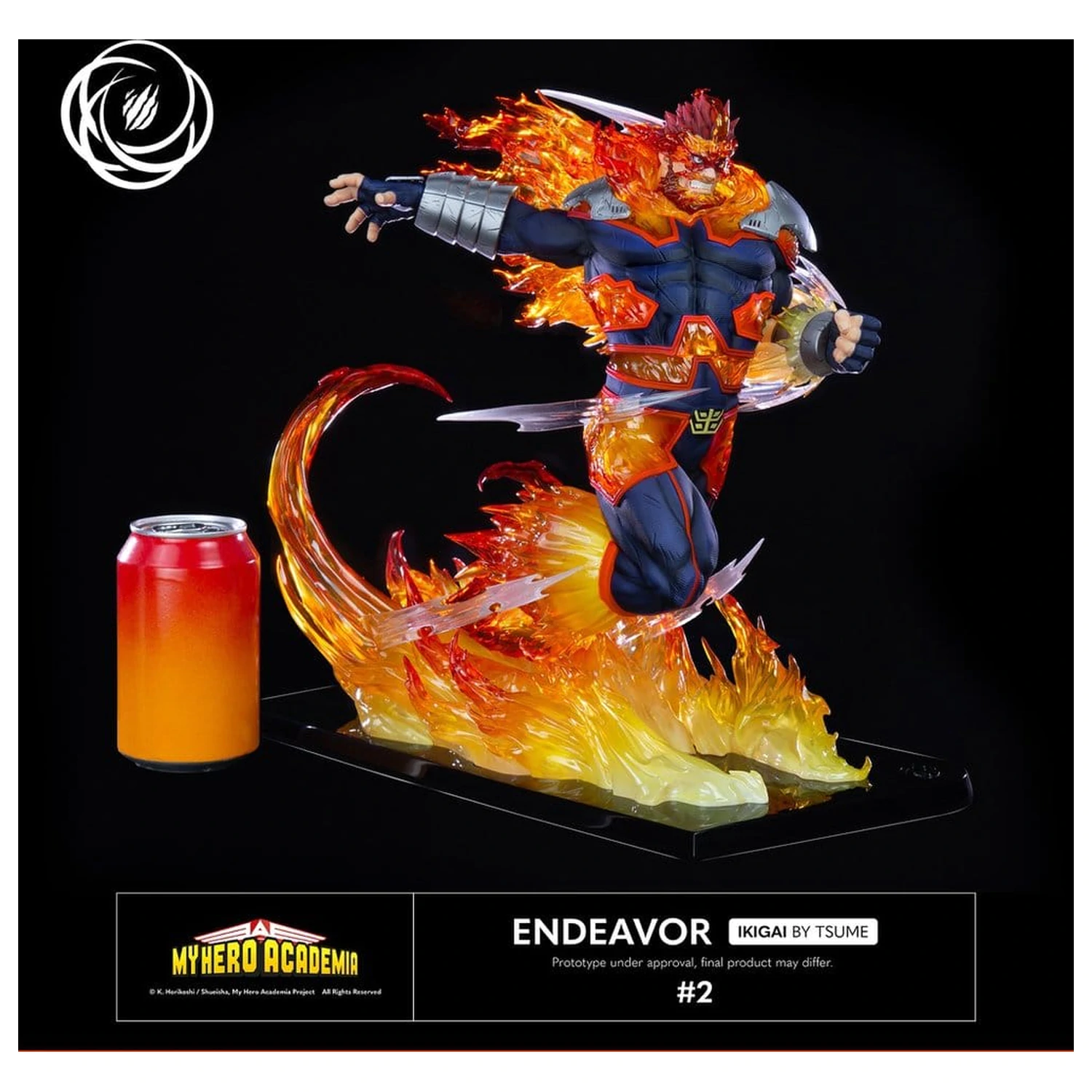 My Hero Academia IKIGAI Figure 1/6 Endeavor product photo