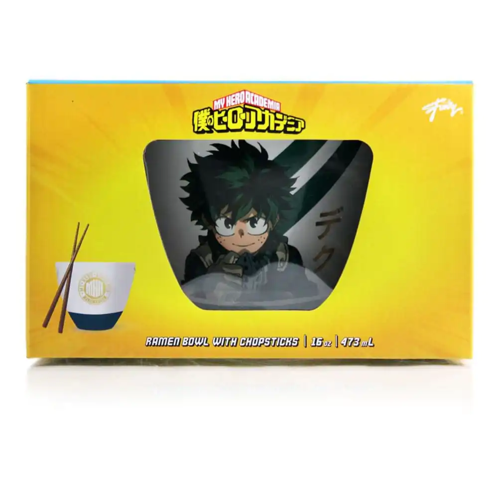 My Hero Academia Ramen Bowl with Chopsticks Izuku Midoriya 473 ml termékfotó