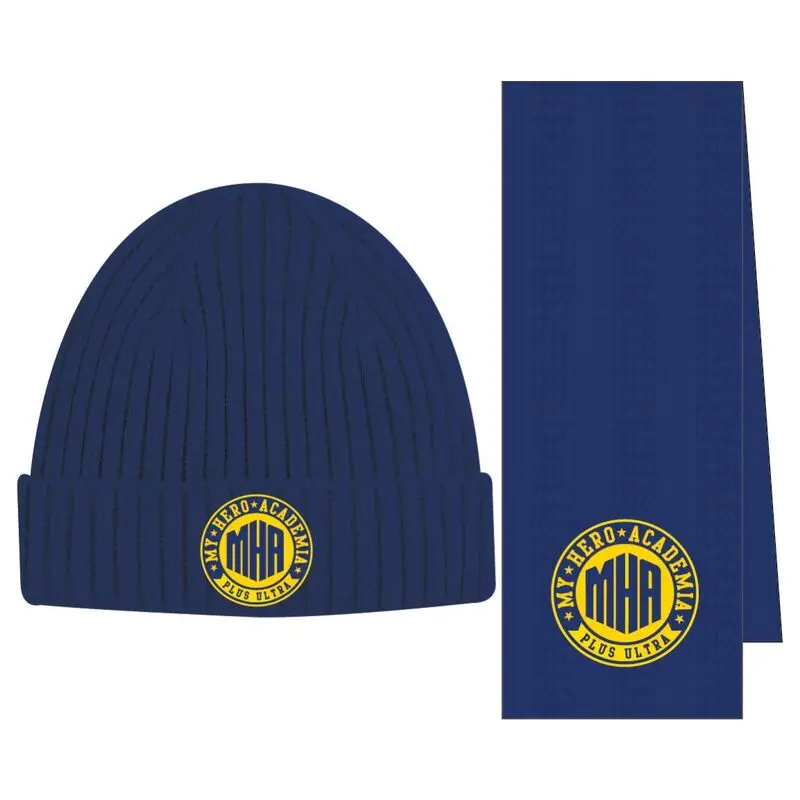My Hero Academia beanie + scarf set product photo