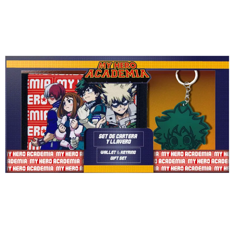 My Hero Academia set wallet + keychain product photo