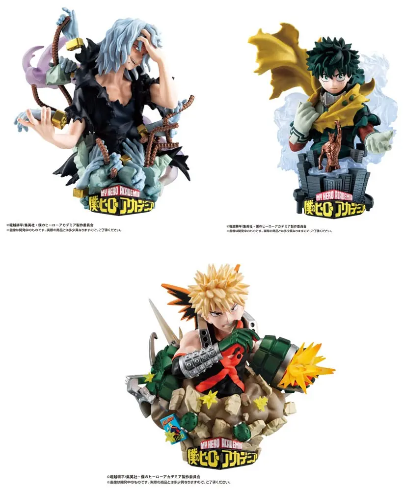 My Hero Academia Petitrama EX Series Trading Figure 3-Set Type-Decision 9 cm termékfotó