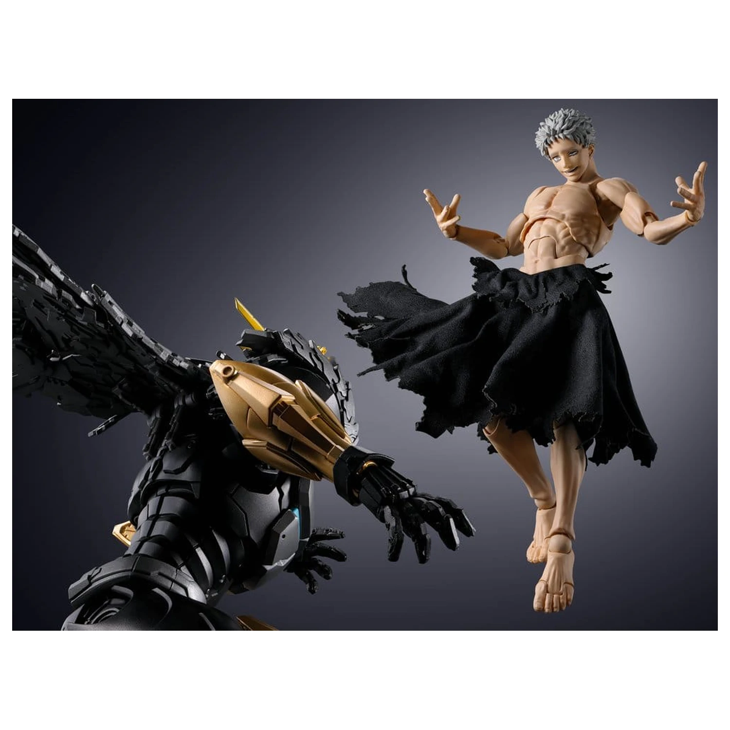 My Hero Academia S.H.Figuarts Action Figure All For One -Final Battle set- 16 cm product photo