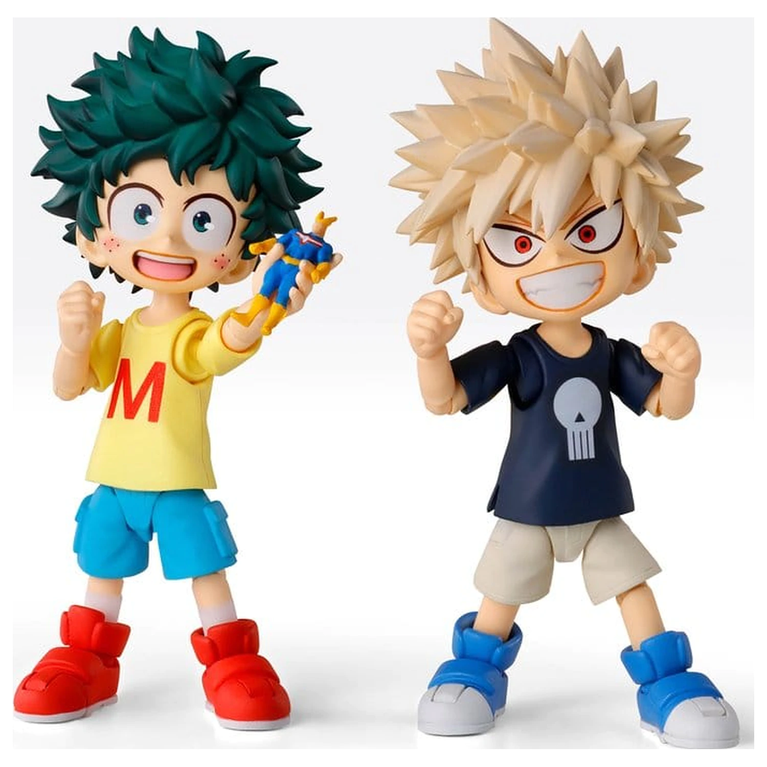 My Hero Academia S.H.Figuarts Action Figure Izuku Midoriya & Katsuki Bakugo -Childhood Set- 9 cm product photo