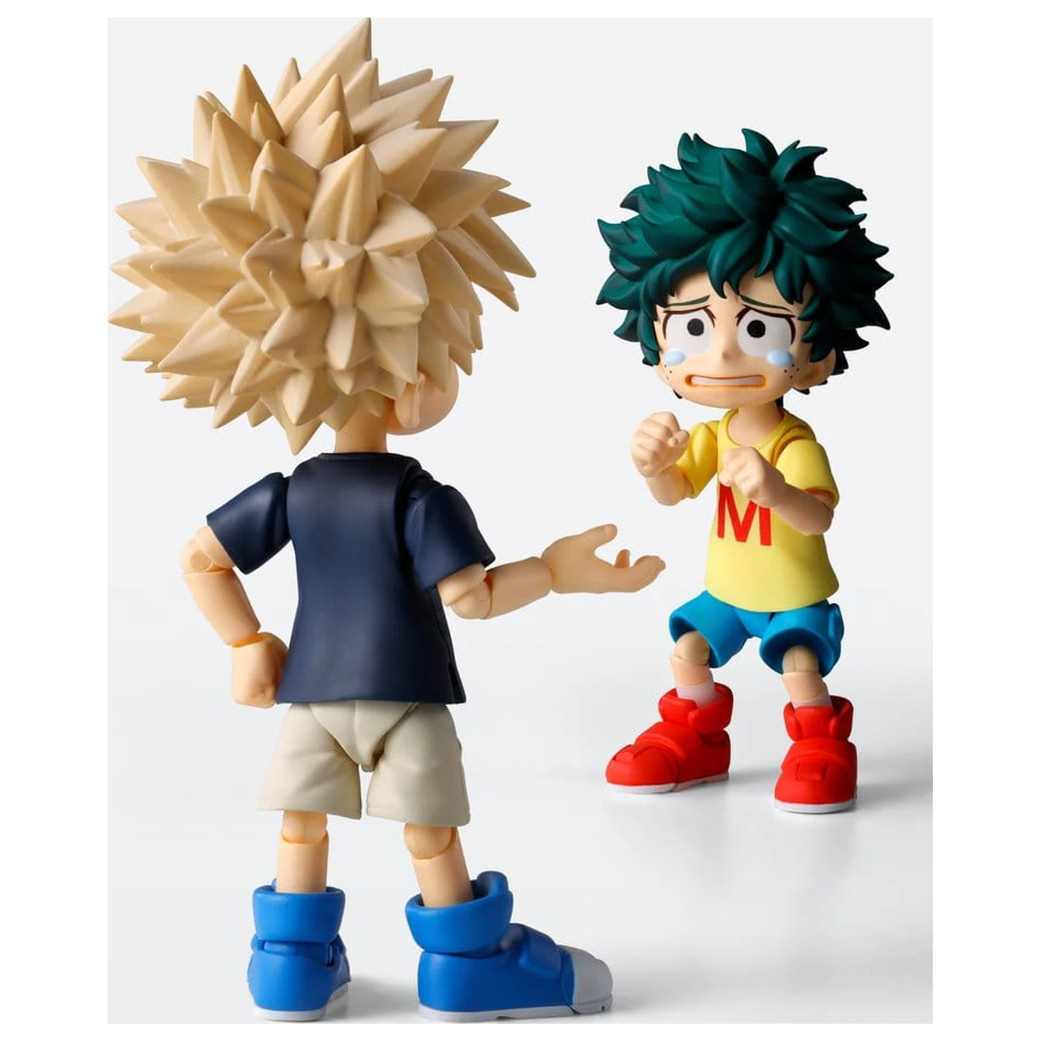 My Hero Academia S.H.Figuarts Action Figure Izuku Midoriya & Katsuki Bakugo -Childhood Set- 9 cm product photo