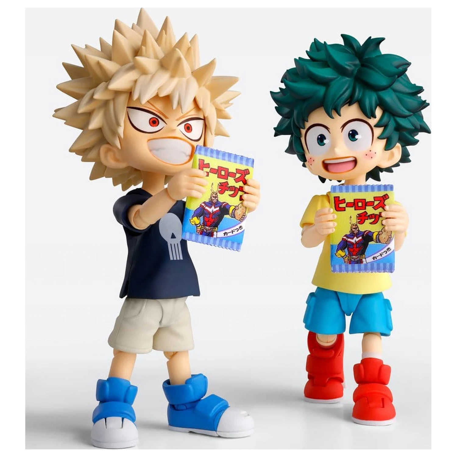 My Hero Academia S.H.Figuarts Action Figure Izuku Midoriya & Katsuki Bakugo -Childhood Set- 9 cm product photo