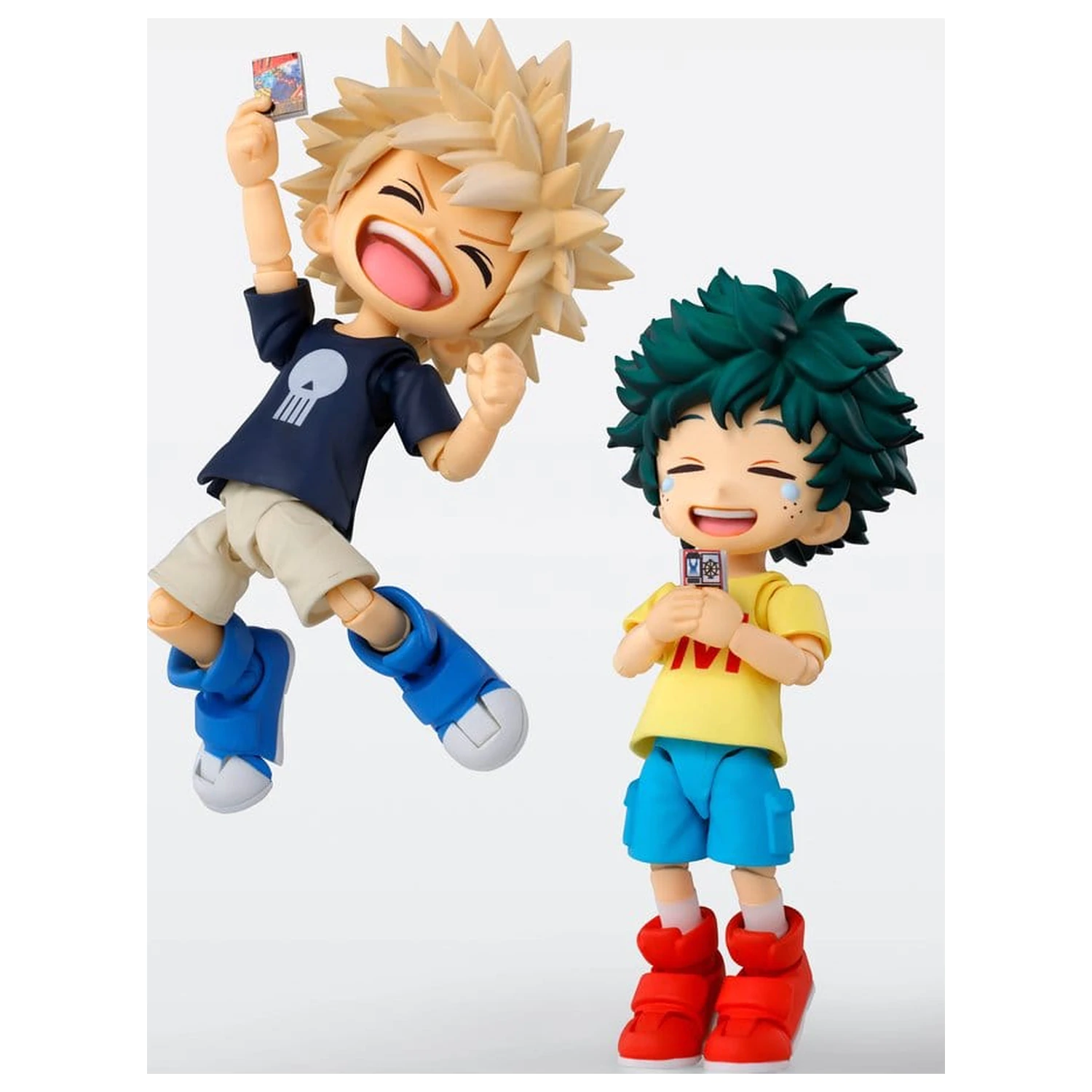 My Hero Academia S.H.Figuarts Action Figure Izuku Midoriya & Katsuki Bakugo -Childhood Set- 9 cm product photo