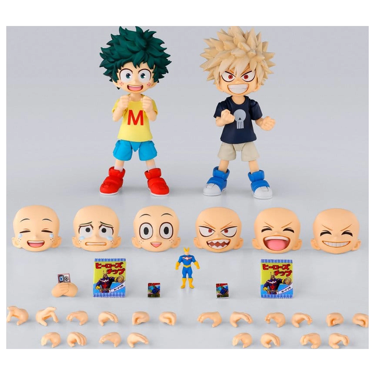 My Hero Academia S.H.Figuarts Action Figure Izuku Midoriya & Katsuki Bakugo -Childhood Set- 9 cm product photo