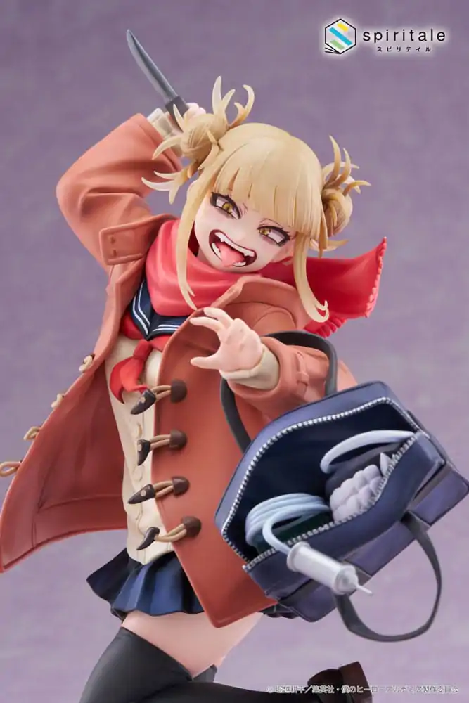 My Hero Academia Senpai PVC Statue 1/7 Himiko Toga Duffel Coat 27 cm product photo