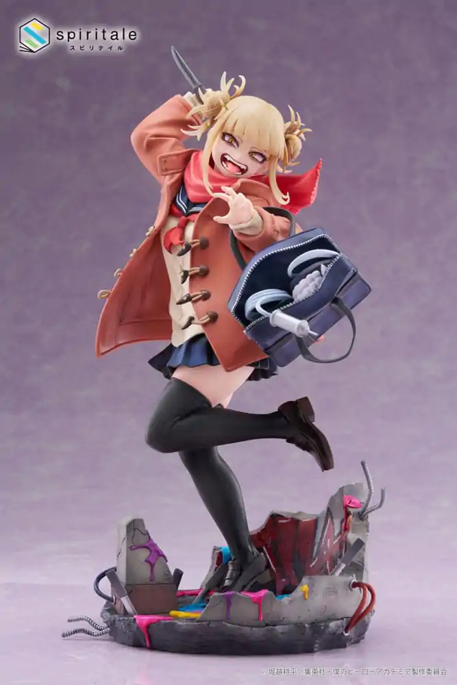 My Hero Academia Senpai PVC Statue 1/7 Himiko Toga Duffel Coat 27 cm product photo