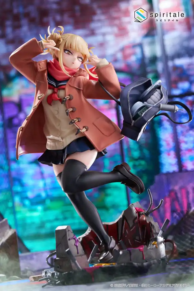 My Hero Academia Senpai PVC Statue 1/7 Himiko Toga Duffel Coat 27 cm product photo