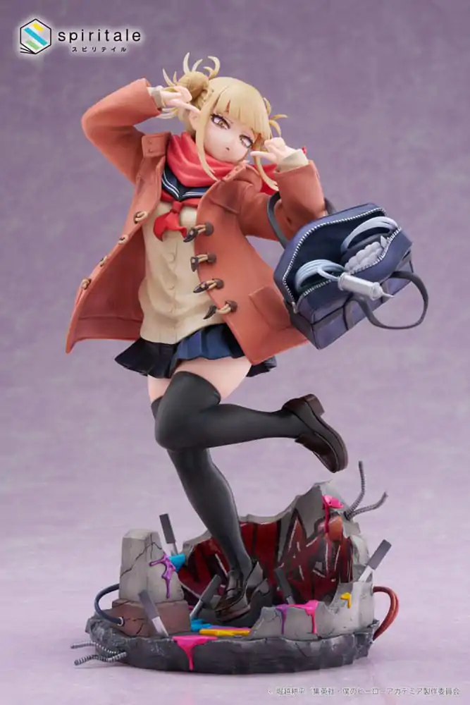 My Hero Academia Senpai PVC Statue 1/7 Himiko Toga Duffel Coat 27 cm product photo