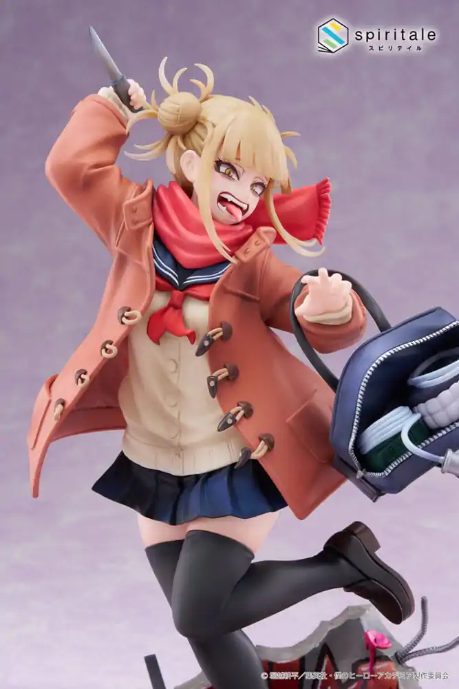 My Hero Academia Senpai PVC Statue 1/7 Himiko Toga Duffel Coat 27 cm product photo