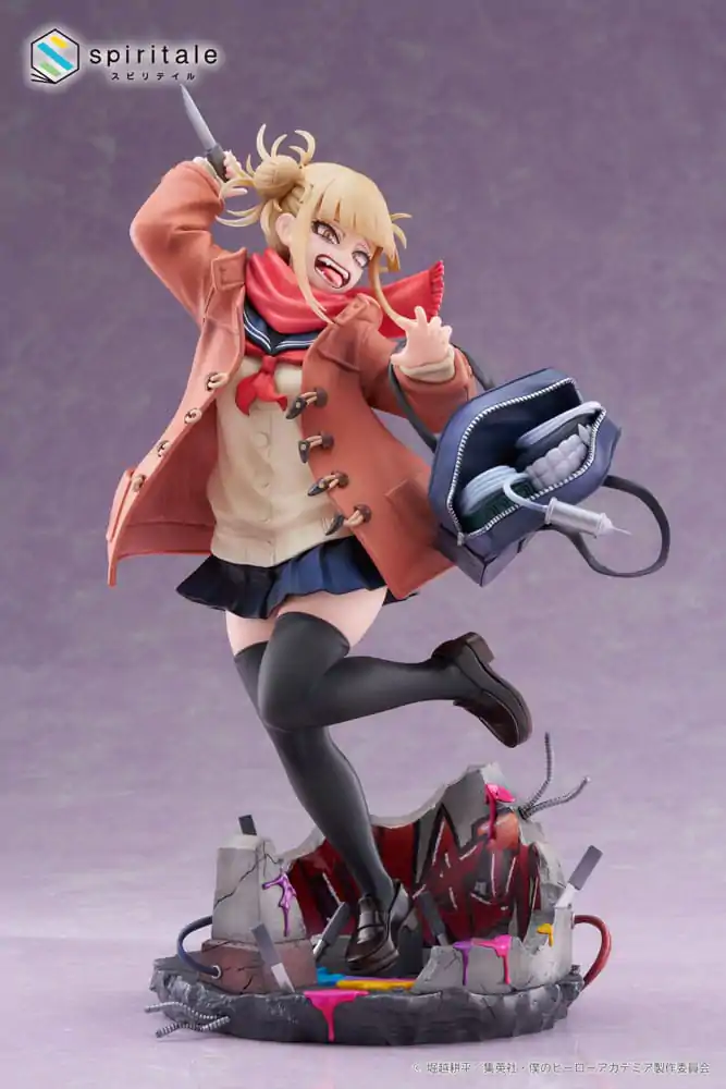 My Hero Academia Senpai PVC Statue 1/7 Himiko Toga Duffel Coat 27 cm product photo