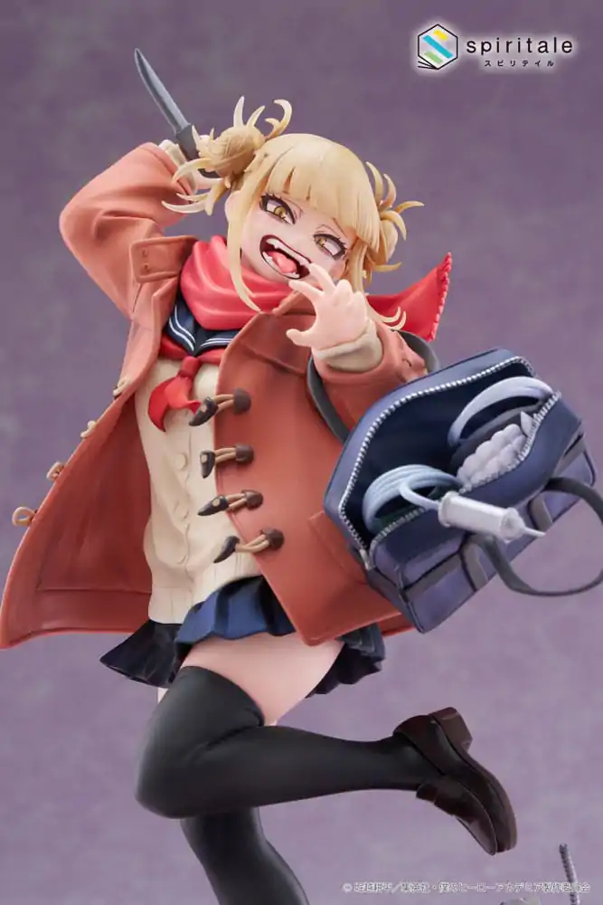 My Hero Academia Senpai PVC Statue 1/7 Himiko Toga Duffel Coat 27 cm product photo