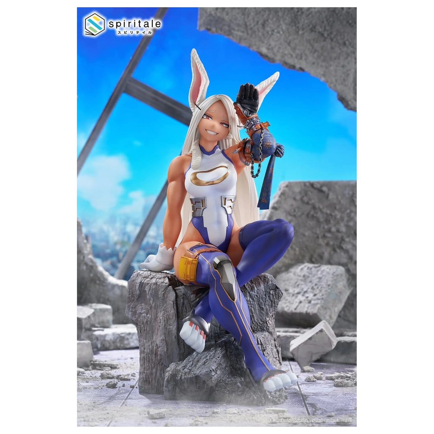 My Hero Academia Spiritale PVC Figure Mirko -Rabbit- 1/7 Scale 24 cm product photo