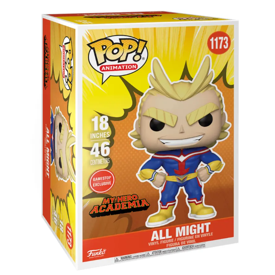 My Hero Academia Super Sized POP! Animation Vinyl Figure All Might 46 cm termékfotó