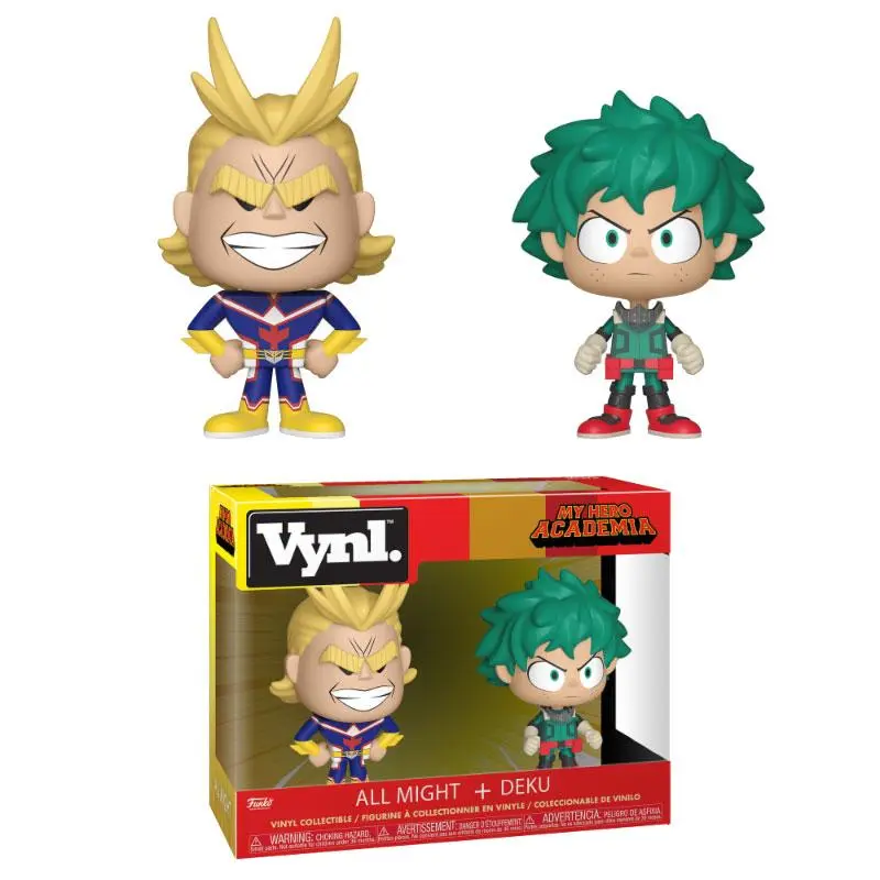 My Hero Academia VYNL Vinyl Figures 2-Pack All Might &amp; Deku 10 cm product photo
