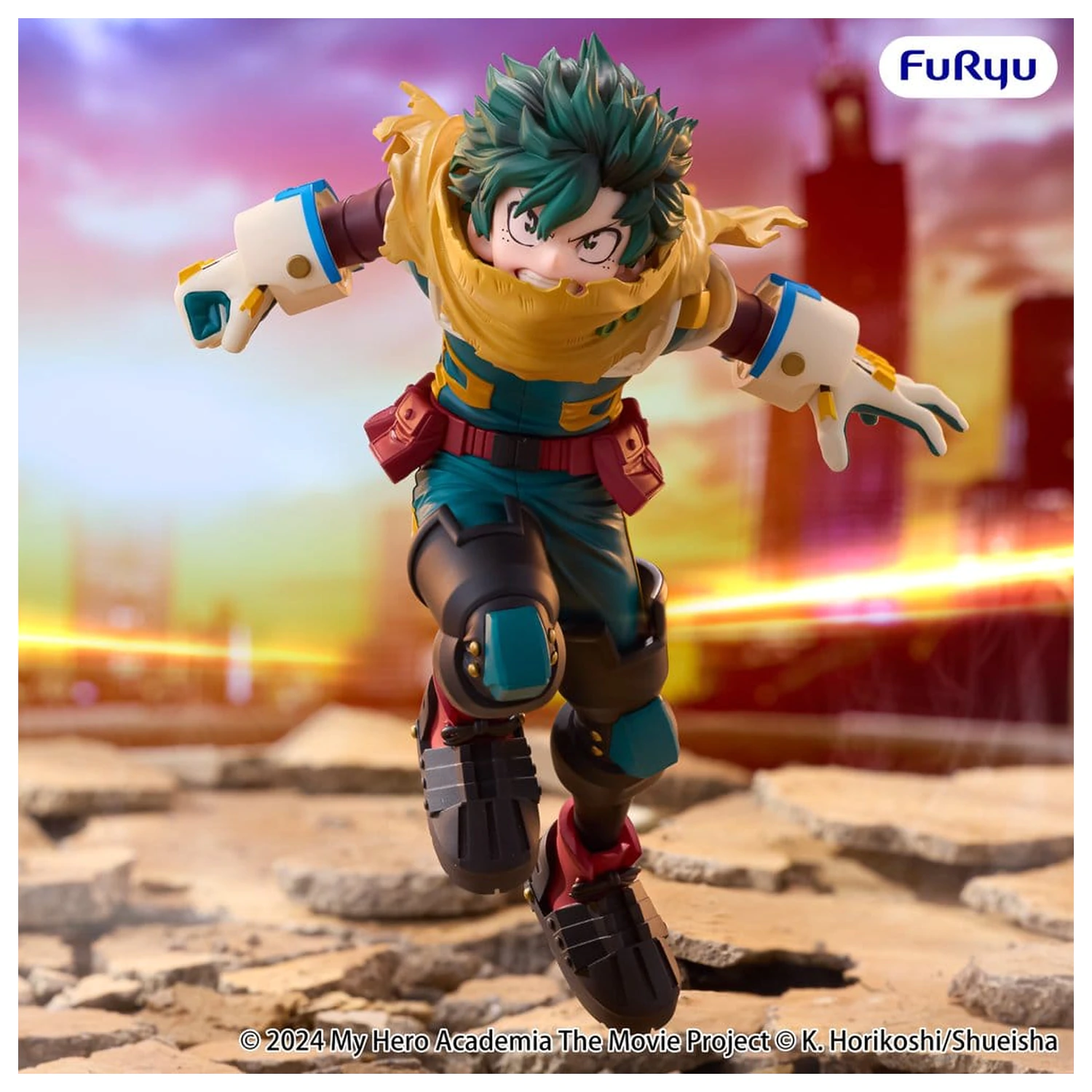 My Hero Academia: You're Next Muchute Figure PVC Figure Izuku Midoriya 16 cm product photo