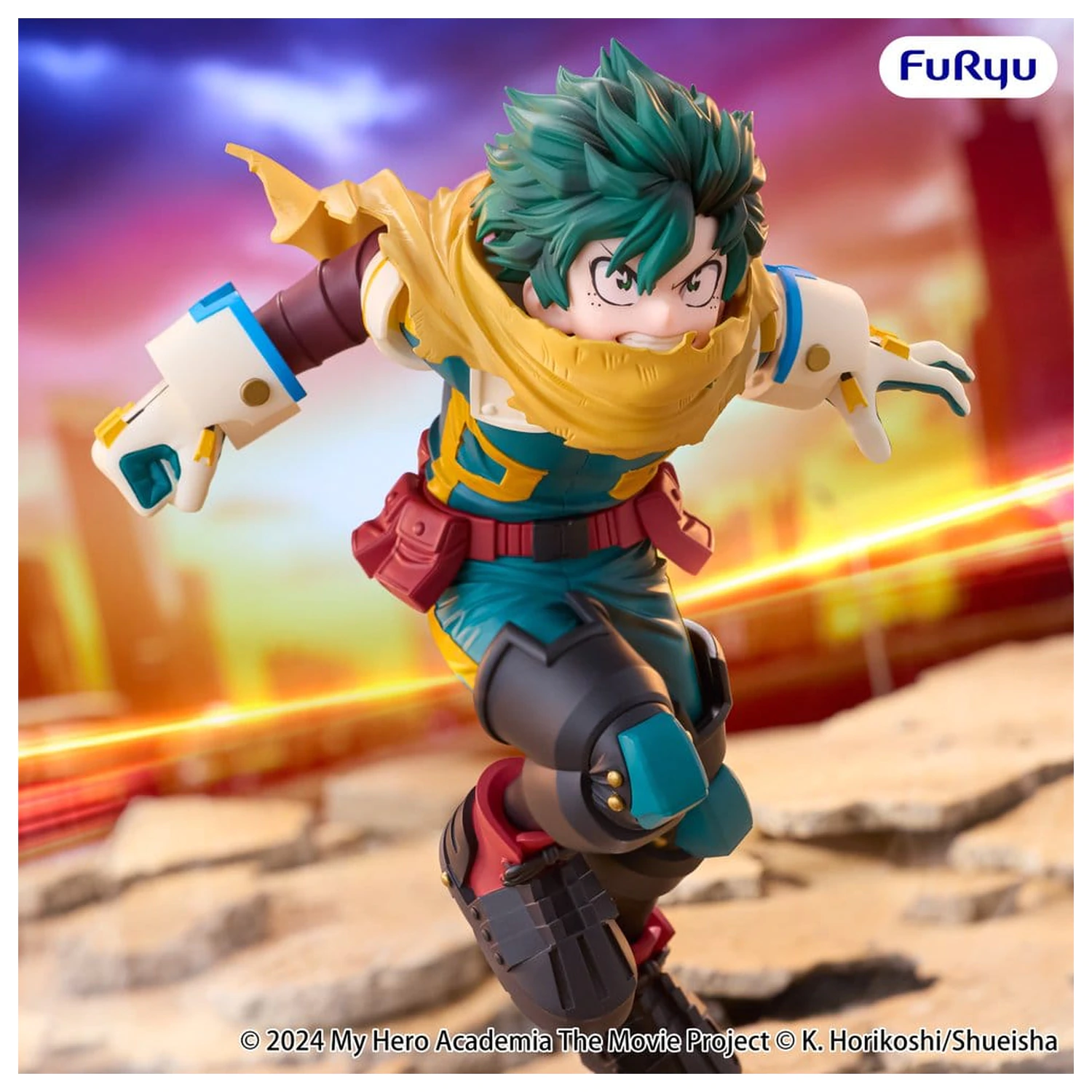 My Hero Academia: You're Next Muchute Figure PVC Figure Izuku Midoriya 16 cm product photo
