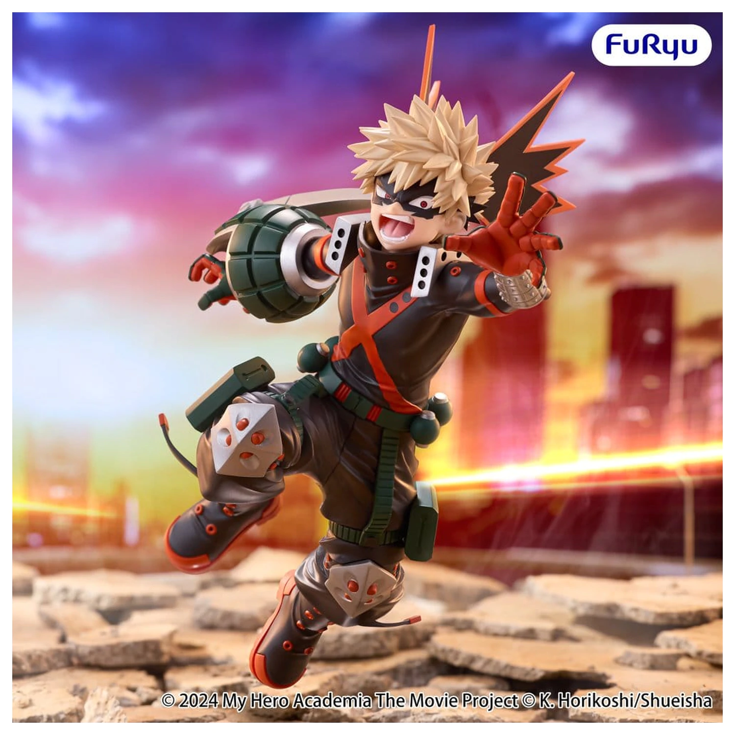 My Hero Academia: You're Next Muchute PVC Figure Katsuki Bakugo 25 cm product photo