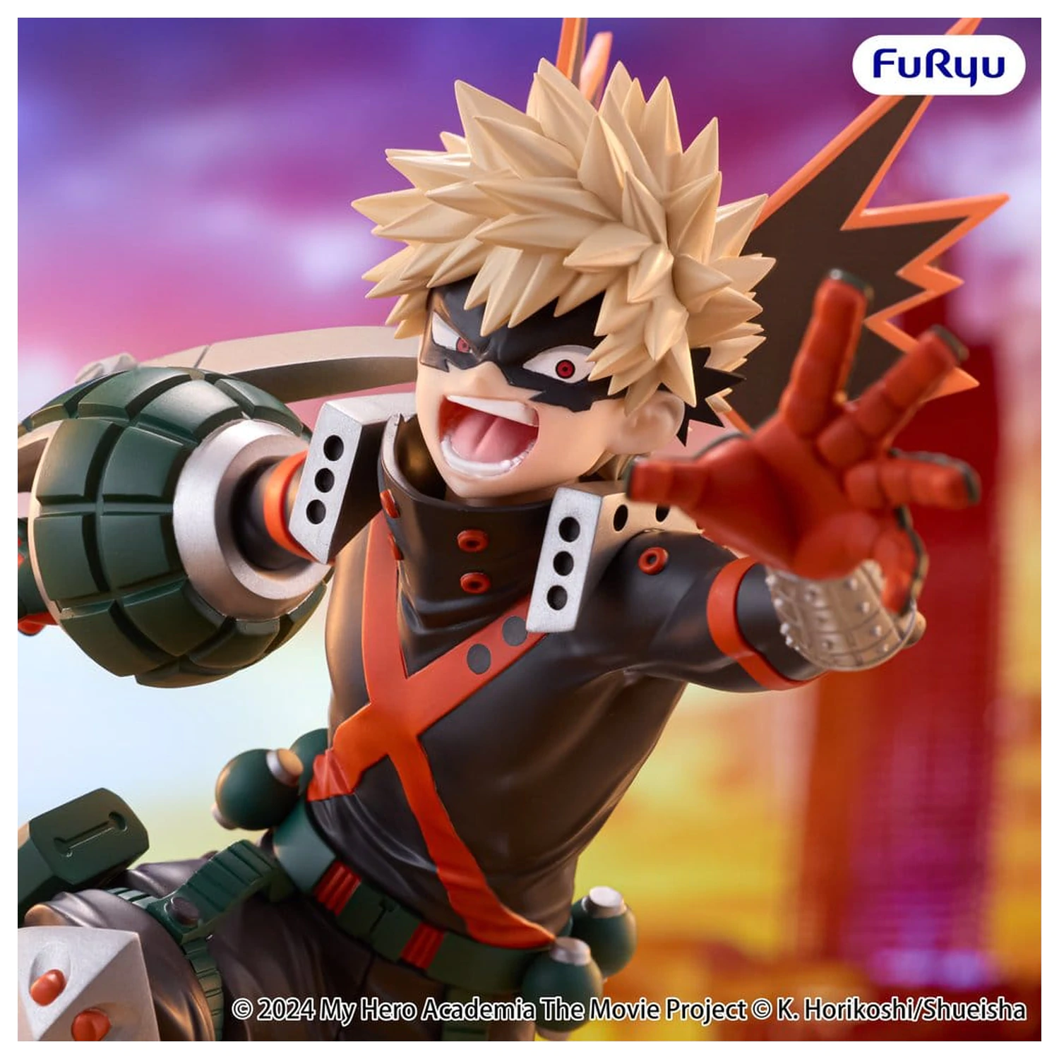 My Hero Academia: You're Next Muchute PVC Figure Katsuki Bakugo 25 cm product photo