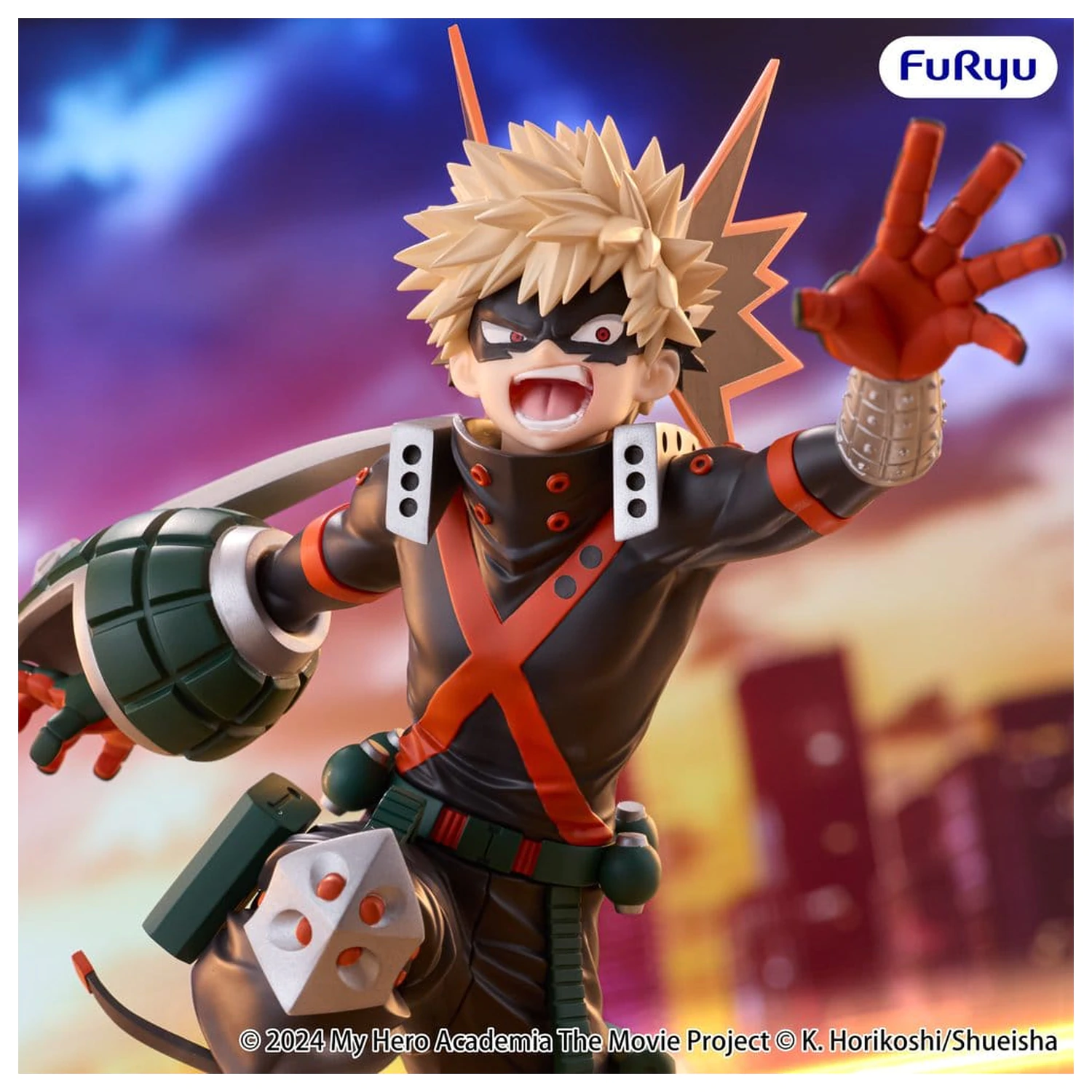 My Hero Academia: You're Next Muchute PVC Figure Katsuki Bakugo 25 cm product photo