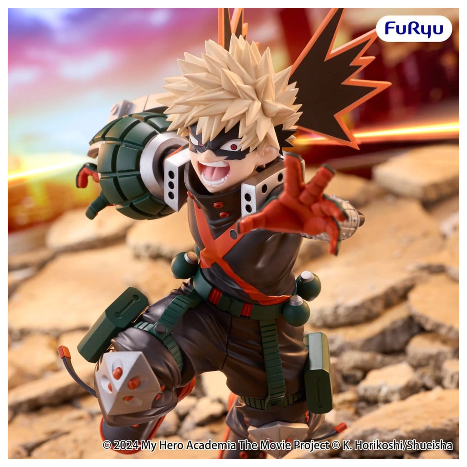 My Hero Academia: You're Next Muchute PVC Figure Katsuki Bakugo 25 cm product photo