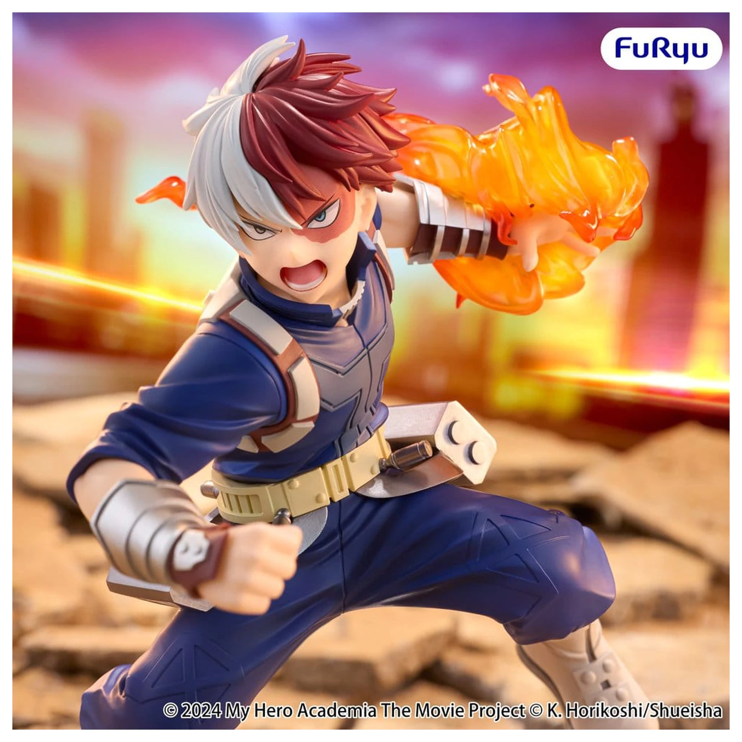 My Hero Academia: You're Next PVC Figure Muchute Shoto Todoroki 17 cm product photo