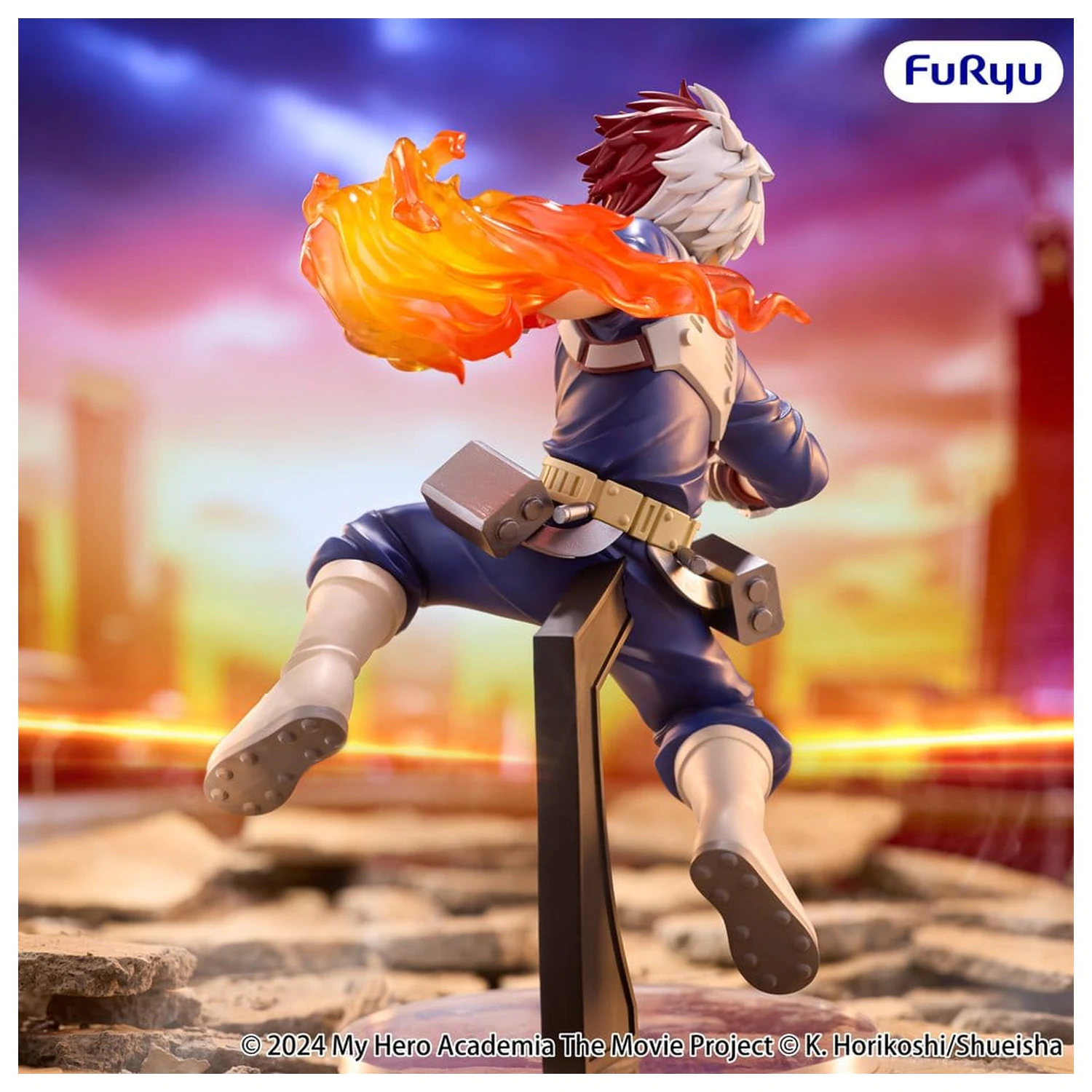 My Hero Academia: You're Next PVC Figure Muchute Shoto Todoroki 17 cm product photo