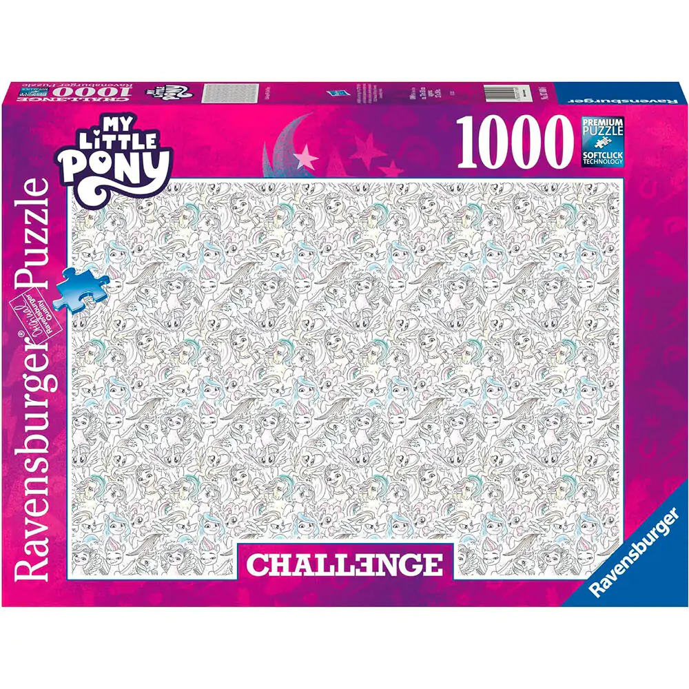 My Little Pony Challenge puzzle 1000pcs product photo