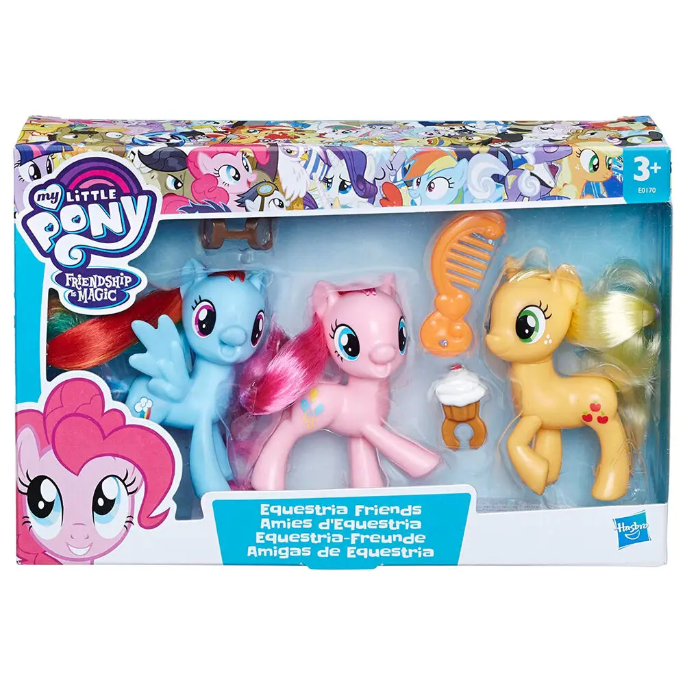 My Little Pony Equestria Friends pack 3 figures 8cm product photo