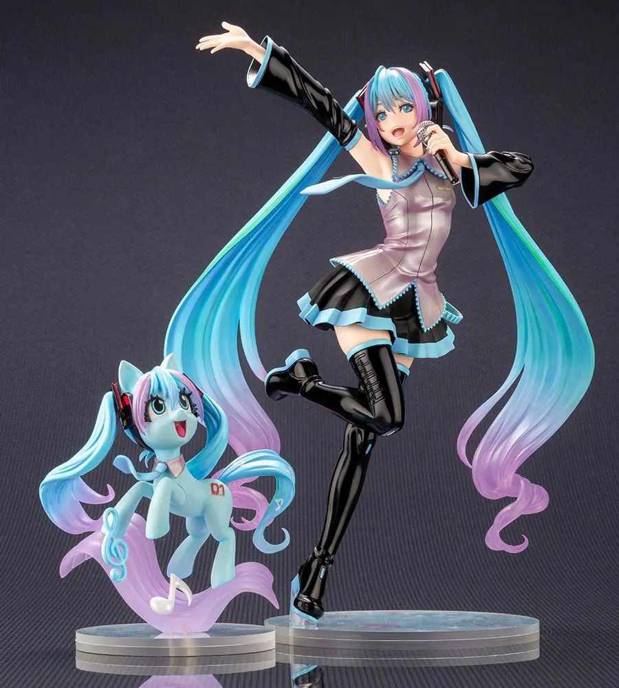 My Little Pony feat. Hatsune Miku Bishoujo PVC Statue 1/7 Hatsune Miku Pony 22 cm product photo