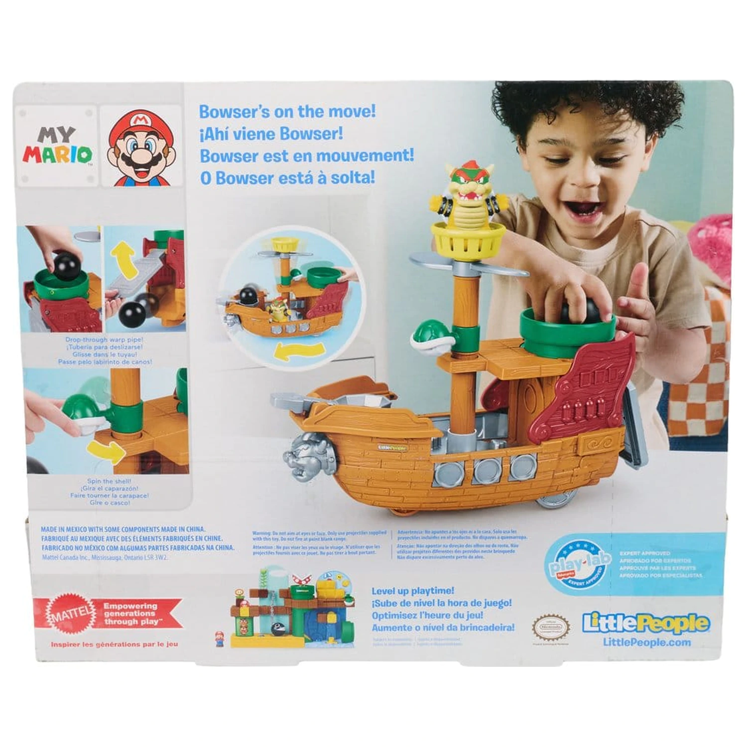 My Mario Little People Playset Bowser's Airship product photo
