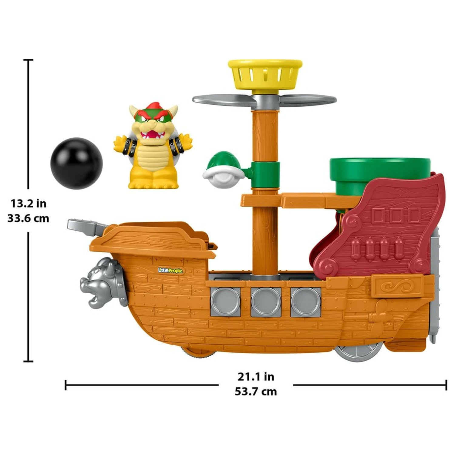 My Mario Little People Playset Bowser's Airship product photo