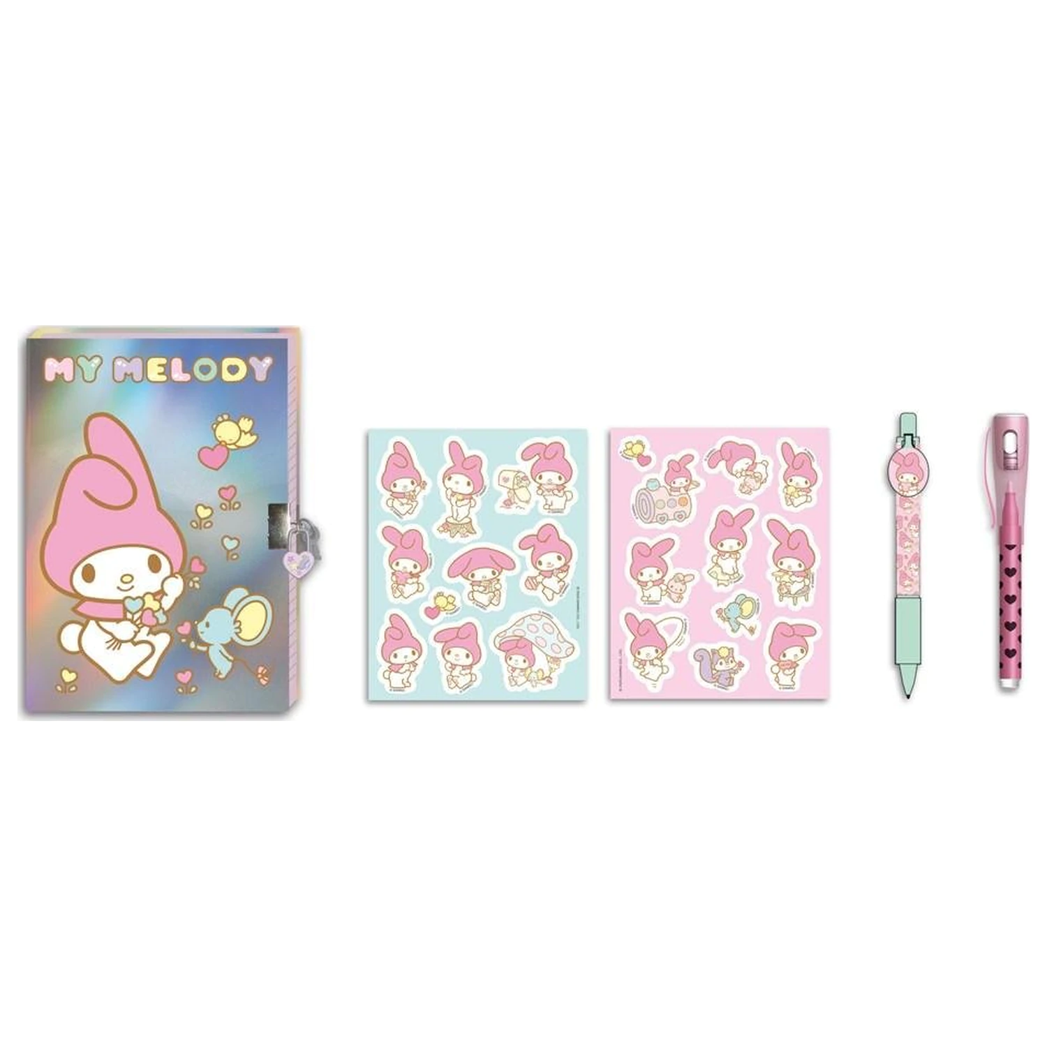 My Melody Gift Box Diary with lock + accessories product photo