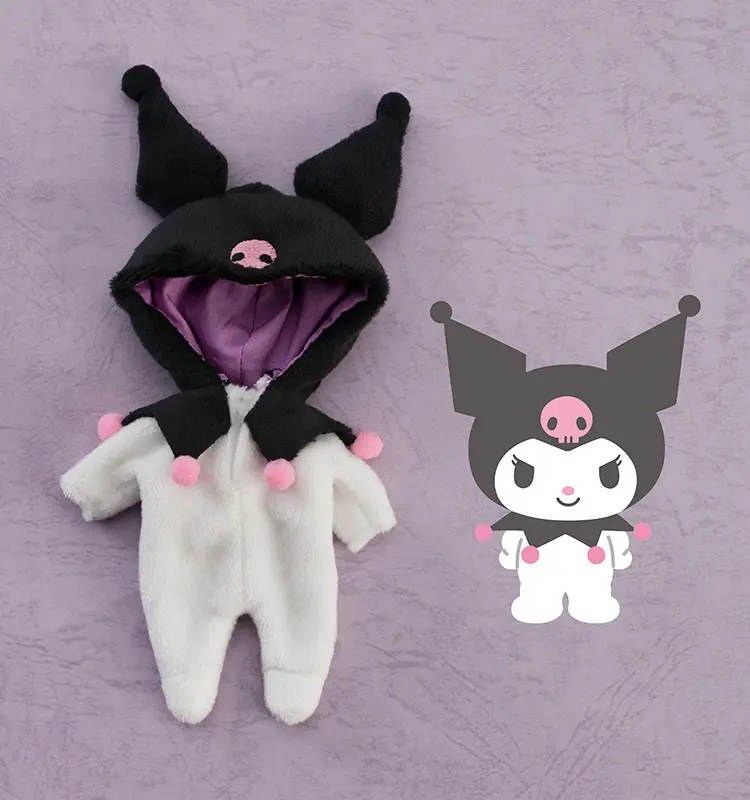 My Melody for Nendoroid Doll Figures Outfit Set: Kigurumi Pajamas Kuromi termékfotó