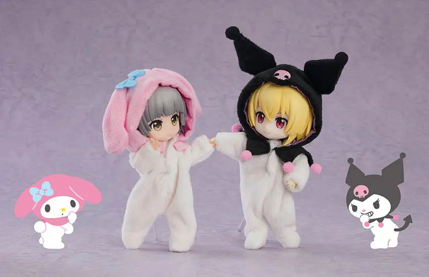 My Melody for Nendoroid Doll Figures Outfit Set: Kigurumi Pajamas Kuromi termékfotó