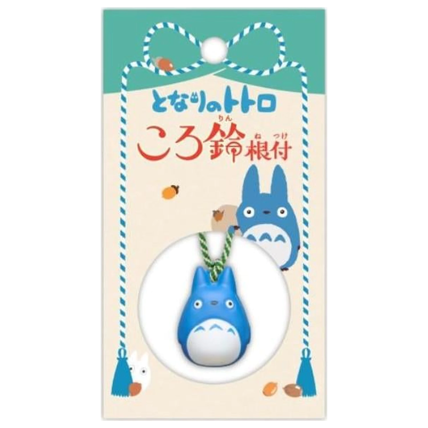 My Neighbor Totoro Blue Totoro Strap Bell Netsuke product photo