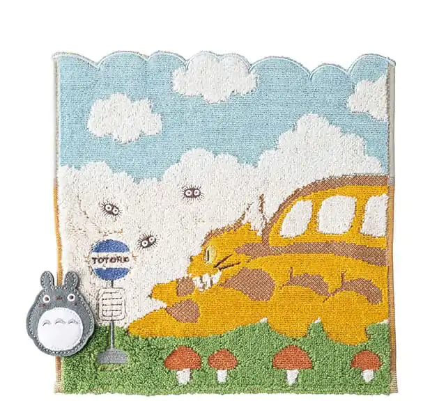 My Neighbor Totoro Mini Towel Catbus on it's way 25 x 25 cm product photo