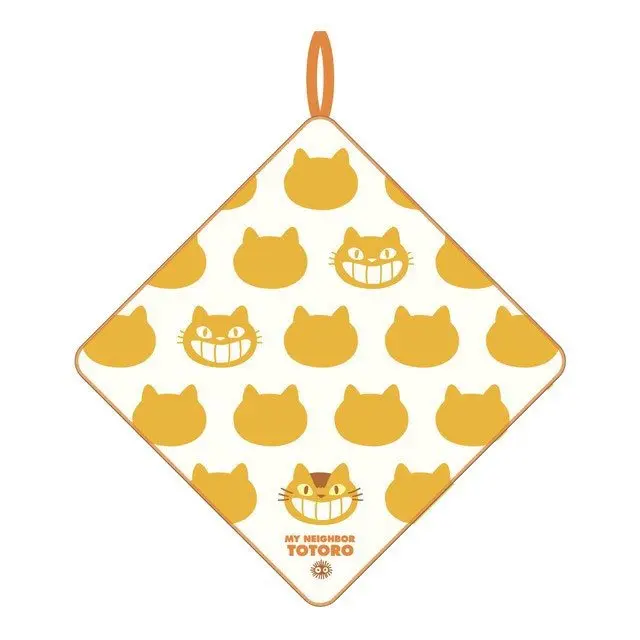 My Neighbor Totoro Mini Towel Catbus Silhouette 33 x 33 cm product photo