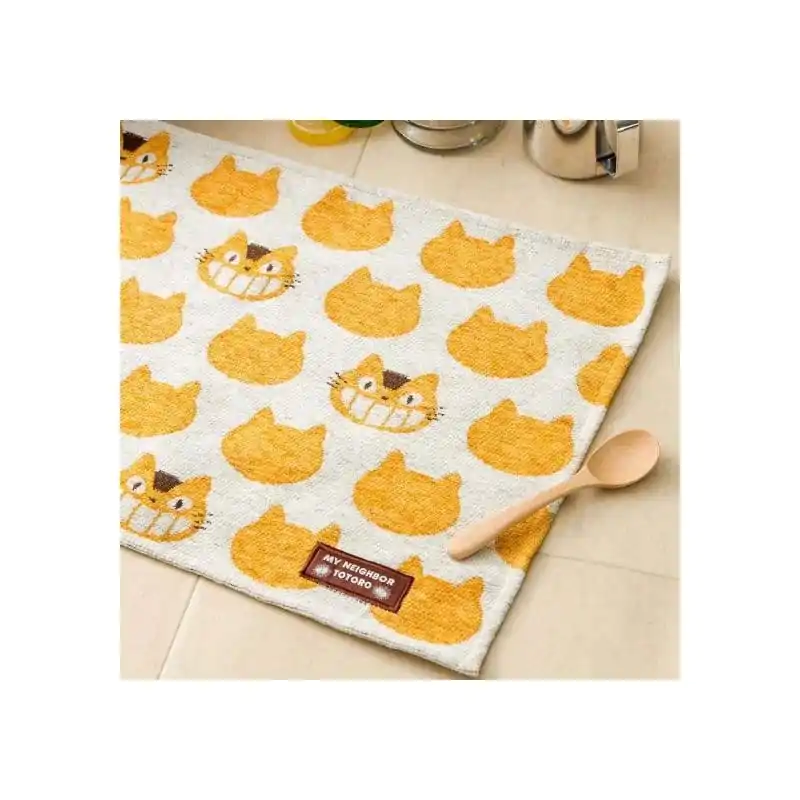 My Neighbor Totoro Cloth Lunch Napkin Catbus Shilouette termékfotó