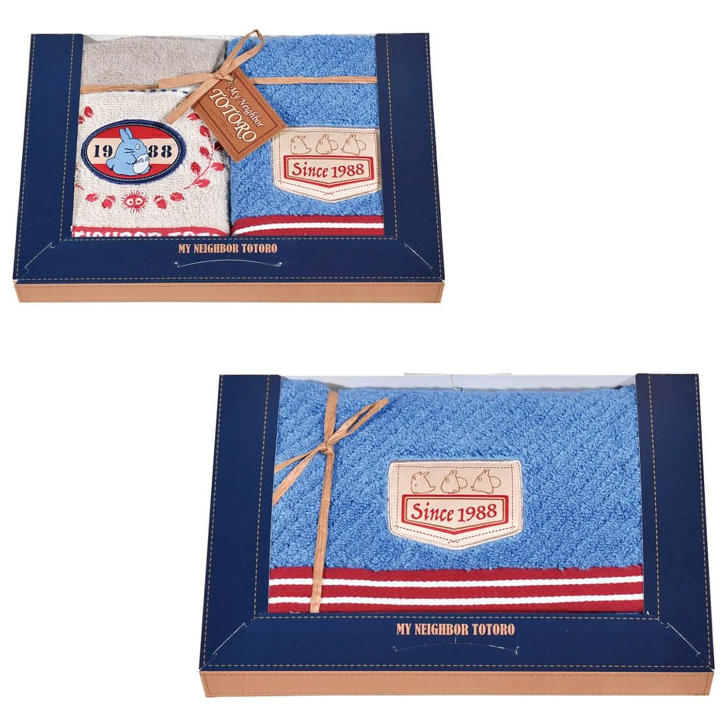 My Neighbor Totoro Towel 3-Set Denim stitching product photo