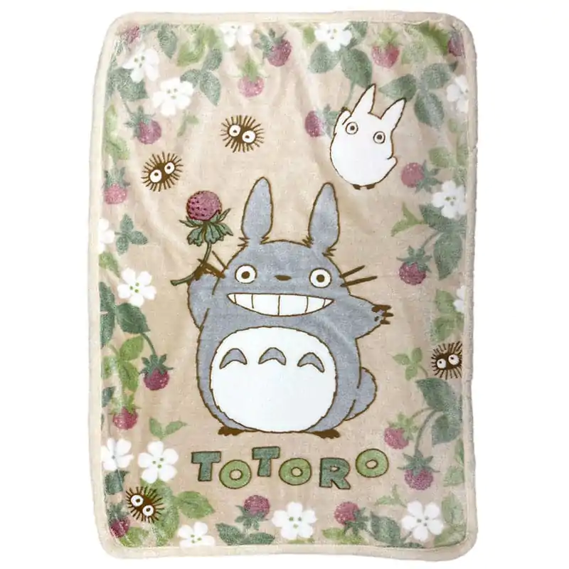 My Neighbor Totoro Fluffy blanket Totoro Rapsberry 100 x 140 cm product photo