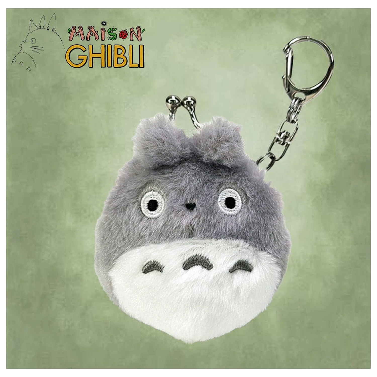 My Neighbor Totoro Funwari Mini Plush Coin Purse Big Totoro  product photo