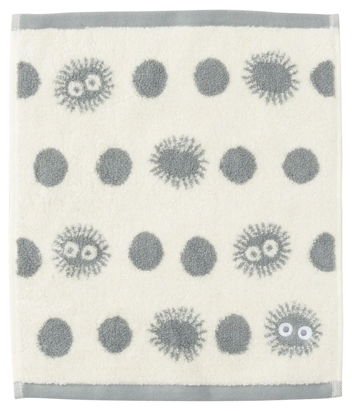 My Neighbor Totoro Mini Towel Grey Kurosuke 33 x 36 cm product photo