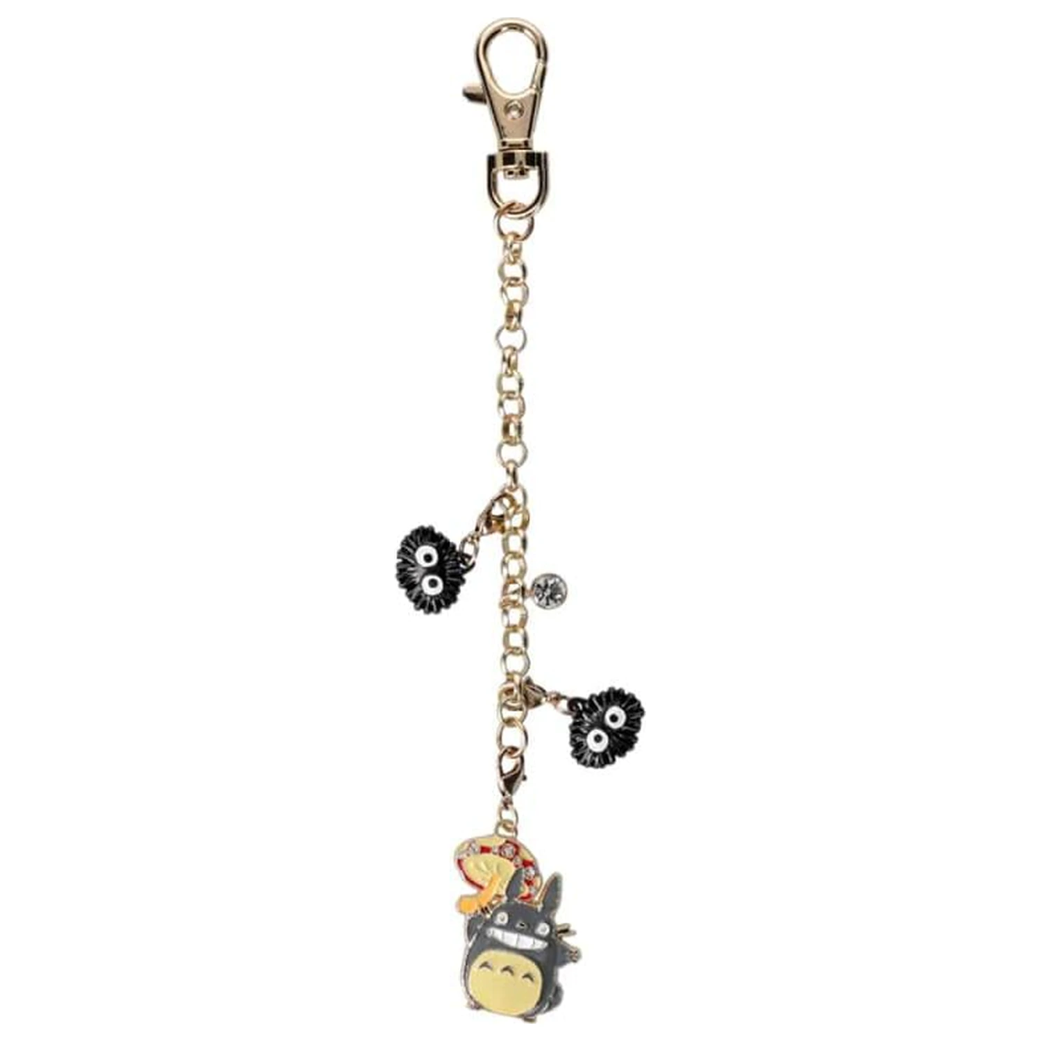 My Neighbor Totoro Grey Totoro & Mushroom Chainette charms product photo