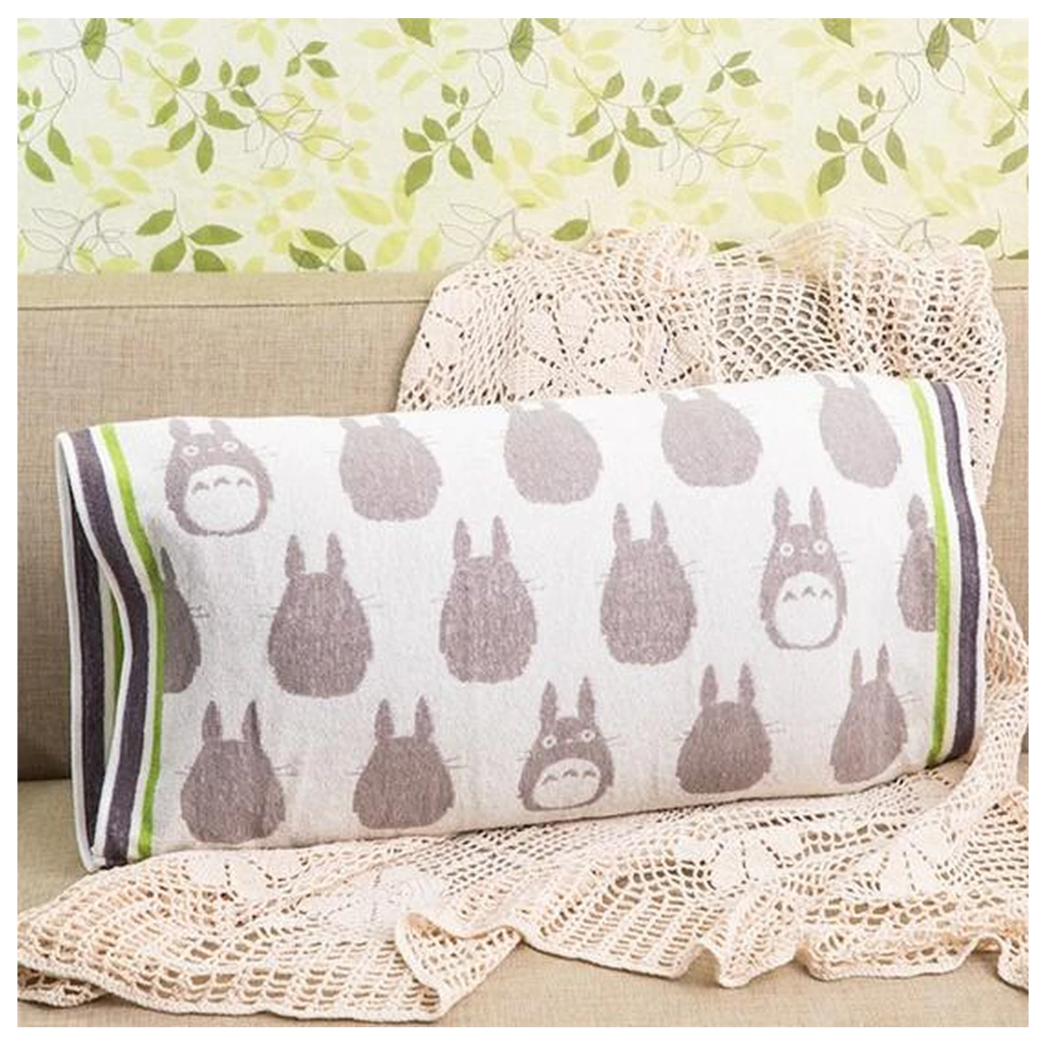 My Neighbor Totoro Grey Totoro Pillowcase product photo