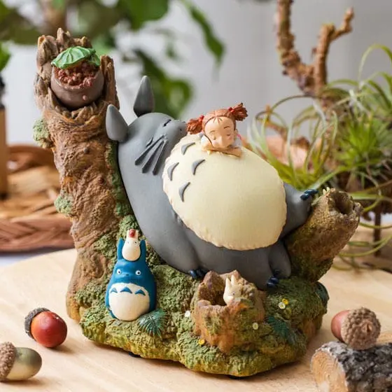 My Neighbor Totoro Music Box Mei taking a nap 14 cm termékfotó